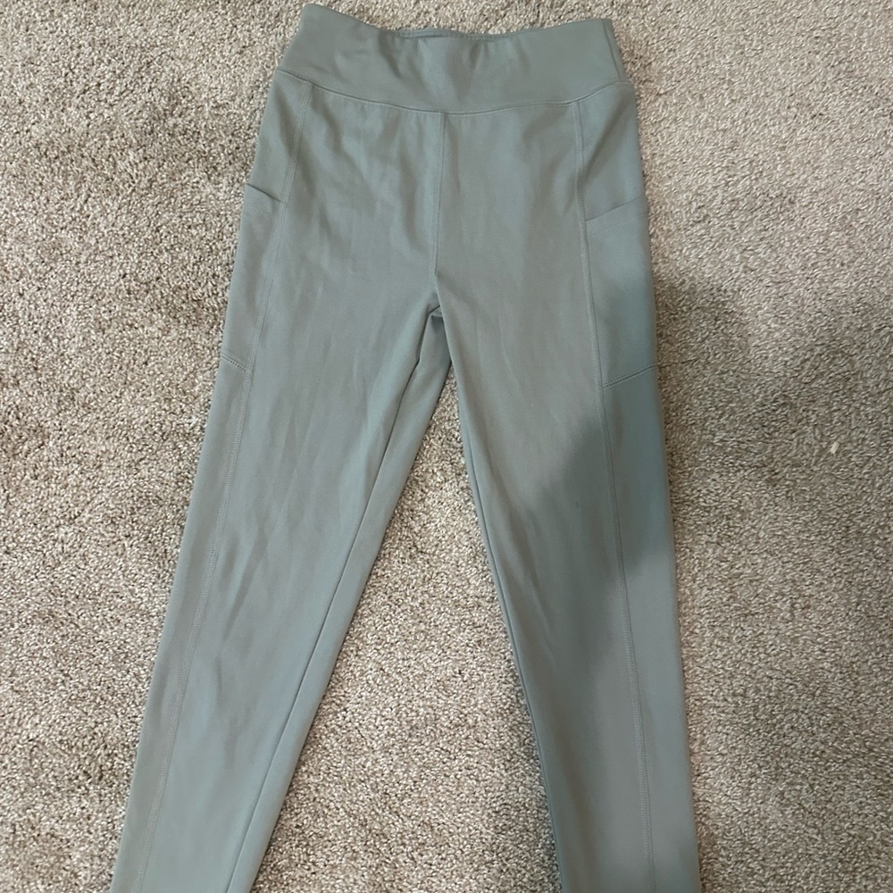 Women's High-Waisted Gray Leggings